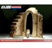 G.I. Joe Diorama Desert Weapons Cache with Sandstorm 38 cm